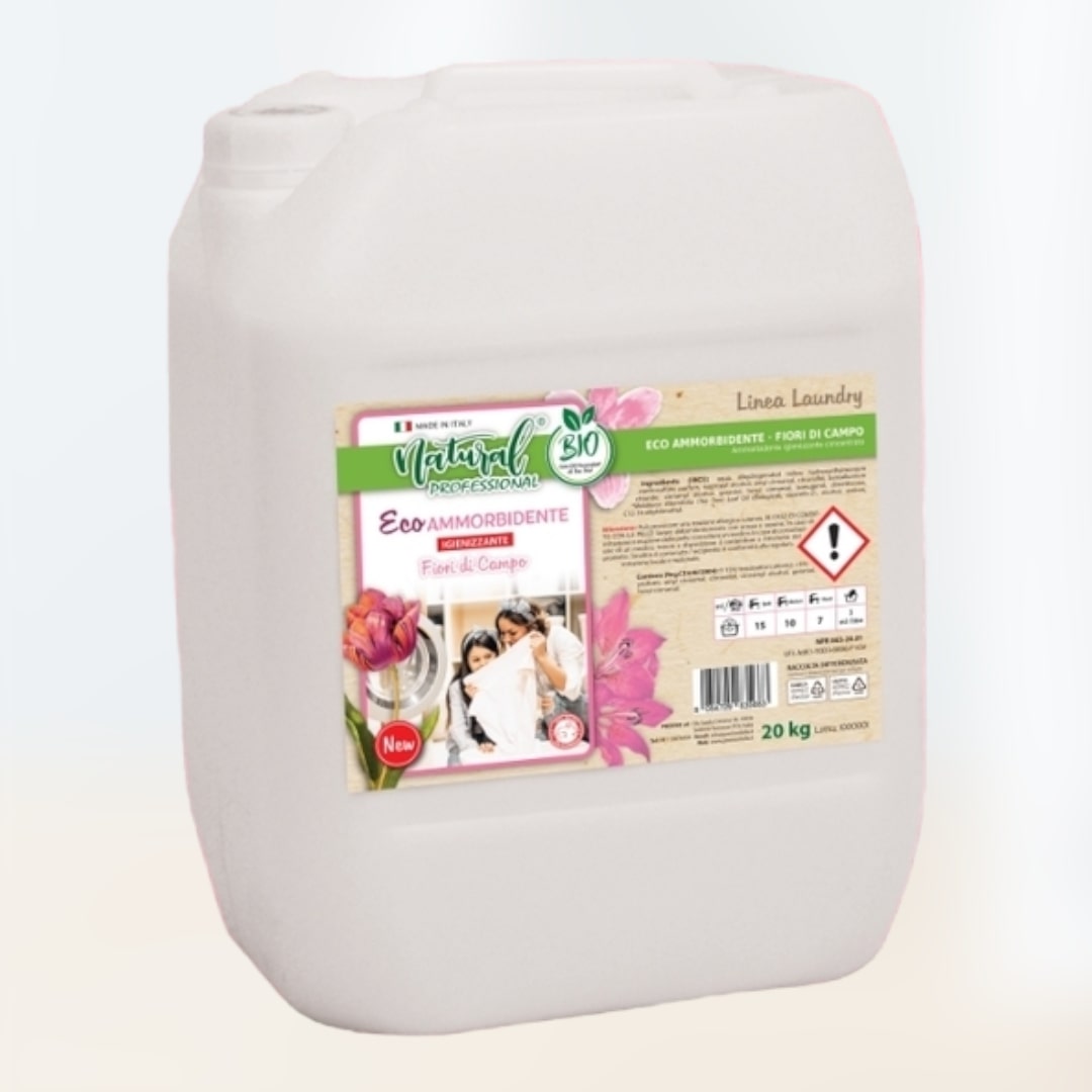 Eco Bio Ammorbidente Lavatrice Fiori Di Campo 20 Kg