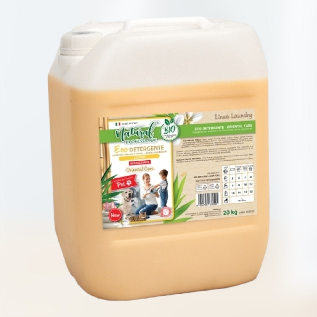 Eco Bio Detergente Lavatrice E Bucato A Mano Luxury Oriental Care 20 Kg