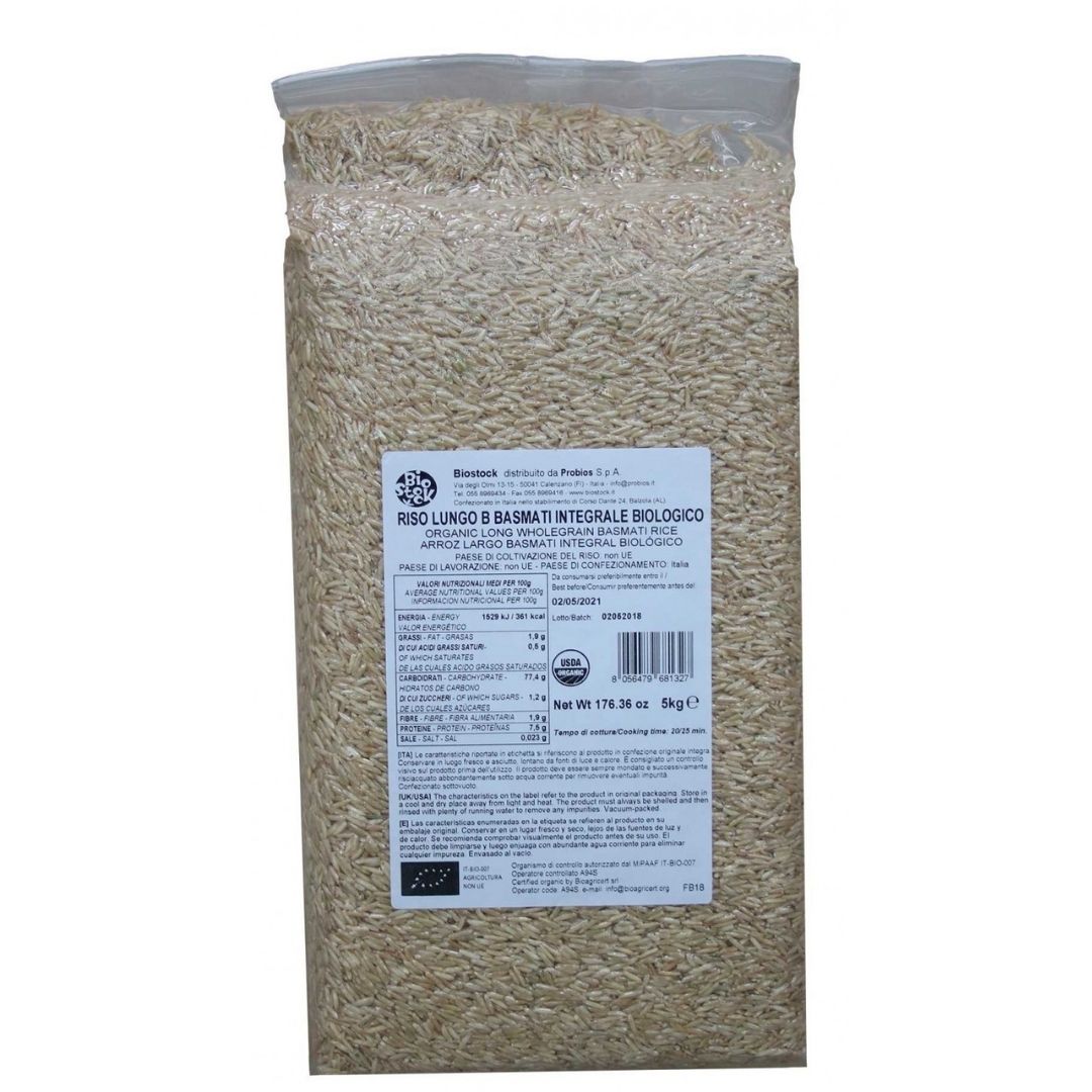 RISO BASMATI INTEGRALE 5KG