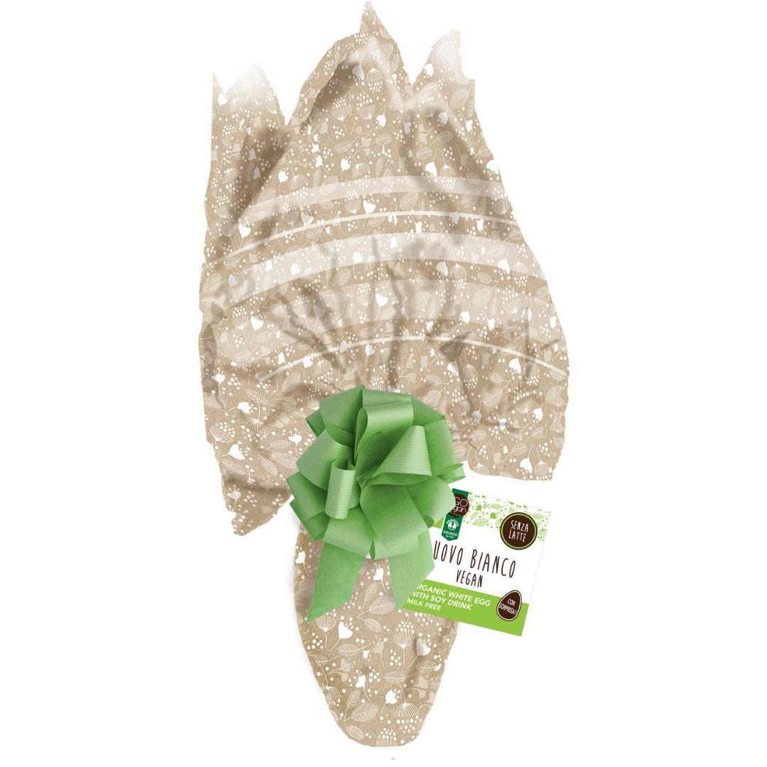 DOLCE PASQUA VEGAN - UOVO BIANCO CON BEVANDA DI SOIA