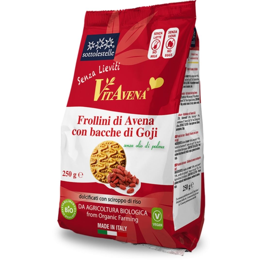 FROLLINI DI AVENA CON BACCHE DI GOJI