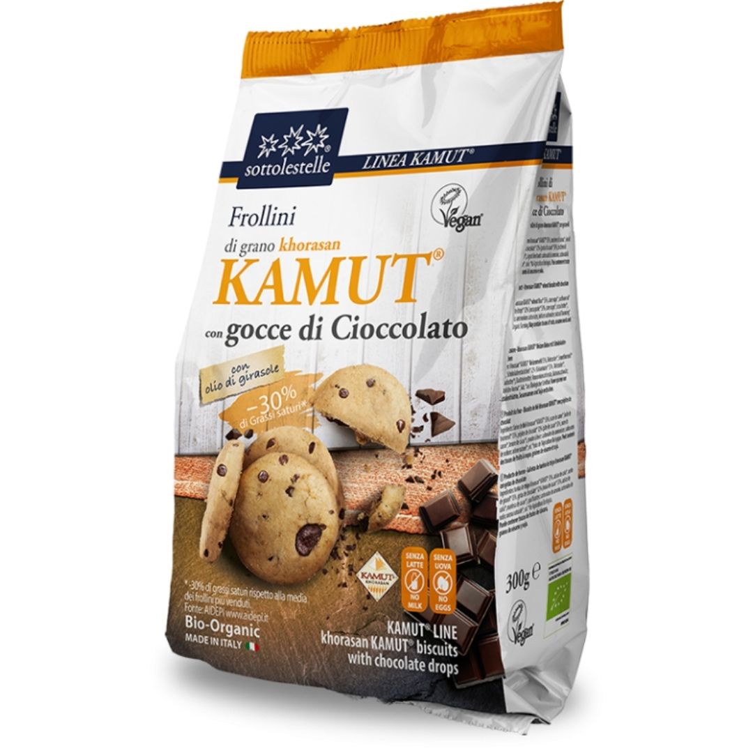 FROLLINI KHORASAN KAMUT®CON GOCCE DI CIOCCOLATO