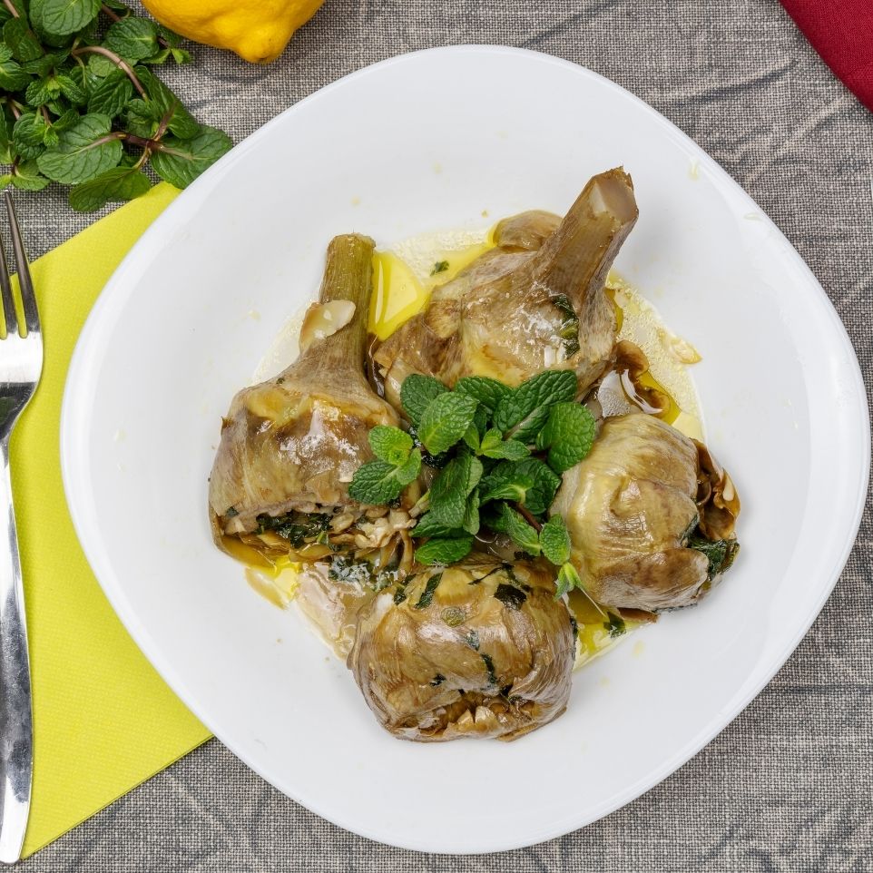 Carciofi alla Romana