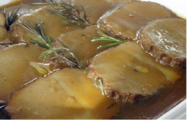 Arrosto di seitan con rosmarino