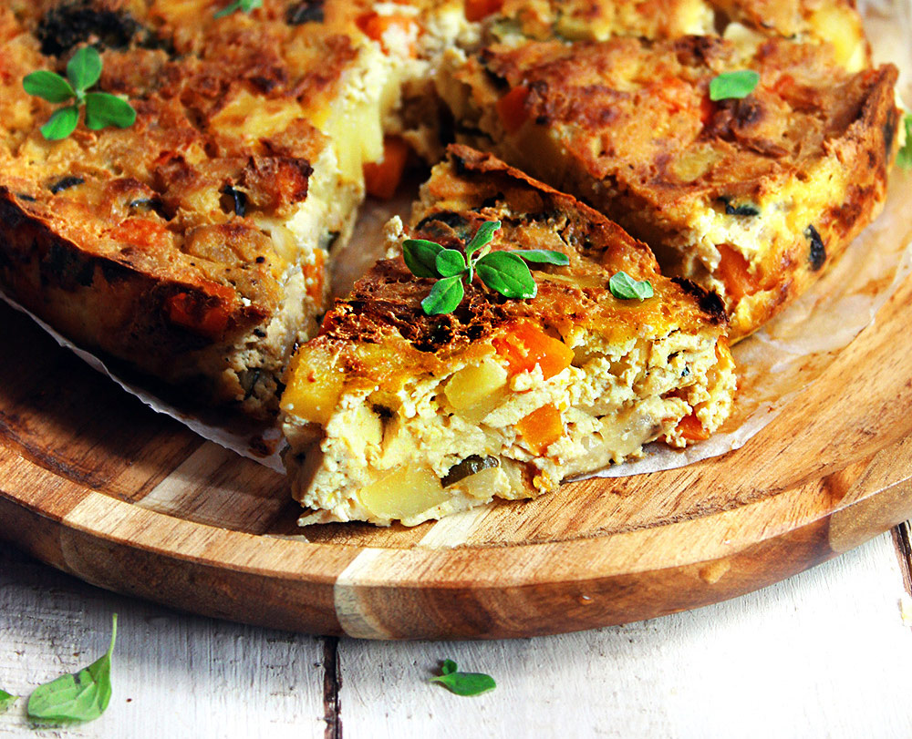 Frittata al forno con zucchine e patate