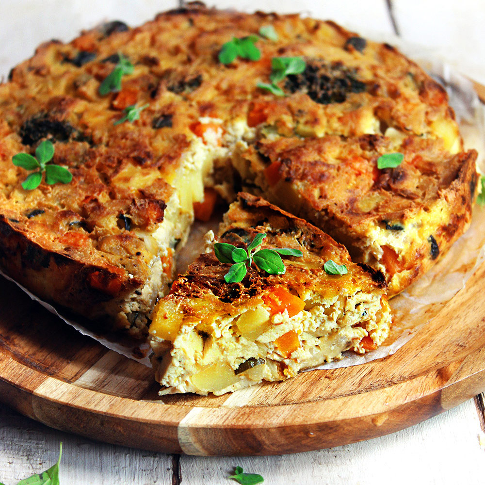 Frittata al forno con zucchine e patate