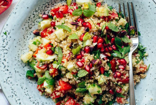 Insalata di Quinoa con melograno
